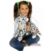 Plyšový leopard sněžný 60cm 2