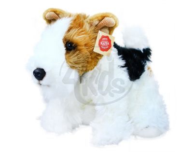 Rappa Plyšový pes foxteriér Dášenka 30cm