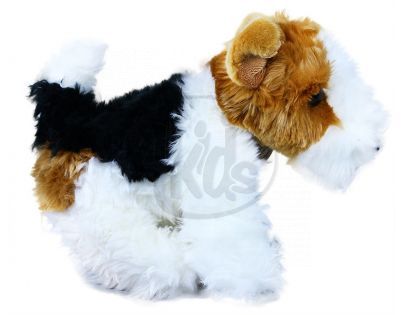 Rappa Plyšový pes foxteriér Dášenka 30cm