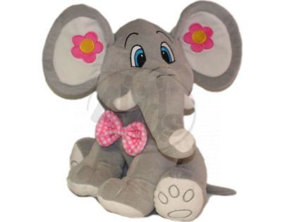 Plyšový slon 68cm - Šedý