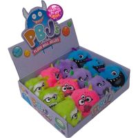 Plyšová príšerka mačkacia s guličkami