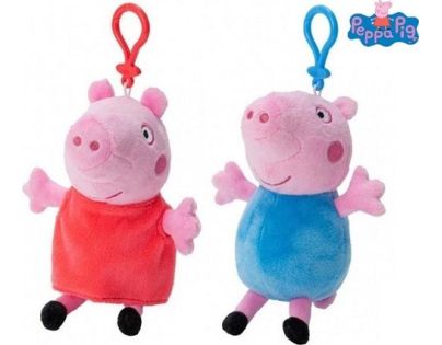 Plyšové Prasiatko Peppa s klipom 16 cm