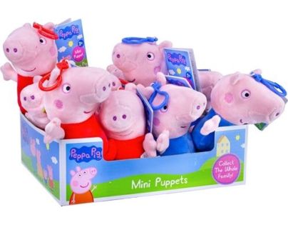 Plyšové Prasiatko Peppa s klipom 16 cm