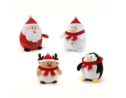 Plyšové vianočné figúrky mačkacie Squishy 20 cm