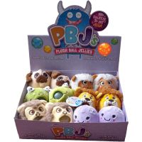 Plyšové zvieratko mačkacie s guličkami ovečka