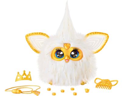 Hermanex Plyšový interaktívny Furby Gold Glam