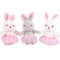 Alltoys Plyšový zajko v baletnej sukničke 15 cm