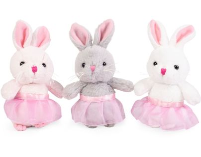 Alltoys Plyšový zajko v baletnej sukničke 15 cm