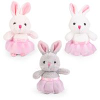 Alltoys Plyšový zajko v baletnej sukničke 15 cm 2