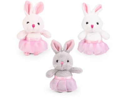 Alltoys Plyšový zajko v baletnej sukničke 15 cm