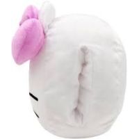Plyšový vankúšik s otvorom na ruky Hello Kitty fialová mašle 2