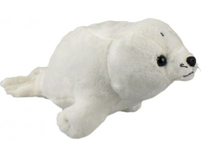 Plyšový Tuleň mláďa 25cm biely