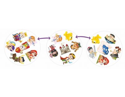 Teddies Rozprávkové hry 2 v 1 Spoločenské hry v plechovej krabičke