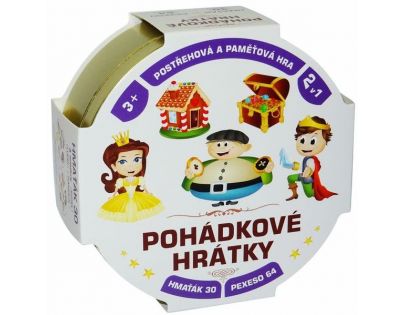 Teddies Rozprávkové hry 2 v 1 Spoločenské hry v plechovej krabičke