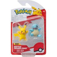 Pokémon akčné figúrky 2pack Pikachu a Sqirtle 2