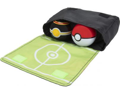 Jazwares Pokemon sada Clip 'N' Go Bandolier W2 Pokéball, Luxury Ball i Pikachu