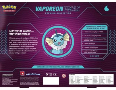 Pokémon TCG: Eevee Evolution VMAX Premium Collection Vaporeon V Max