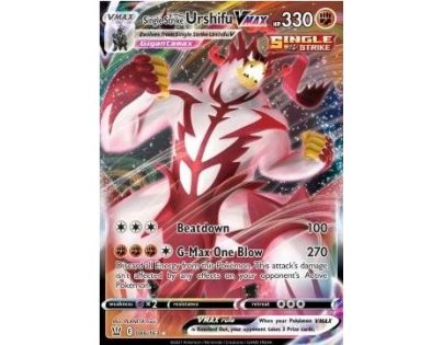 Pokémon TCG: League Battle Decks Rapid Strike Urshifu VMax Single Strike Urshifu VMax