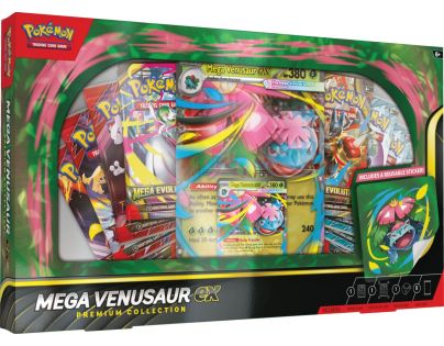 Pokémon TCG: Mega Venusaur ex Premium Collection - Poškodený obal