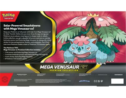 Pokémon TCG: Mega Venusaur ex Premium Collection - Poškodený obal