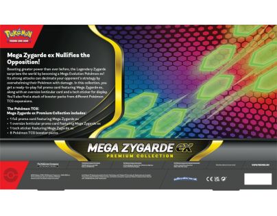 Pokémon TCG: Mega Zygarde ex Premium Collection - Poškodený obal