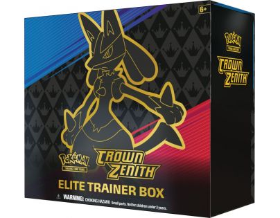Pokémon TCG Sword and Shield Crown Zenith Lucario Elite trainer box