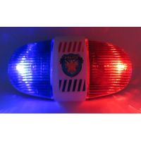 Policajné svetlo na bicykel 13 cm 2
