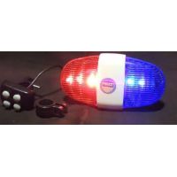Policajné svetlo na bicykel 13 cm 3