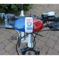 Policajné svetlo na bicykel 13 cm 4