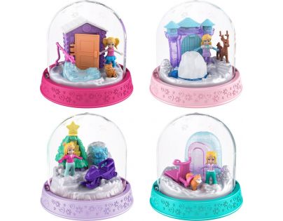 Polly Pocket snehová guľa tyrkysová