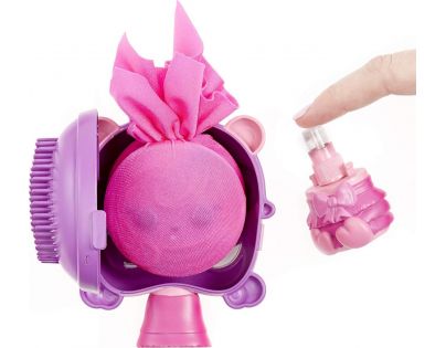 Pop Pop Hair Surprise 3-in-1 Pops 1. series černo-růžové vlasy s mašlí