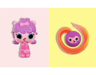 Pop Pop Hair Surprise 3-in-1 Pops 1. series fialové vlasy s mašličkou