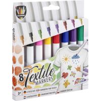 Popisovače na textil 8 ks