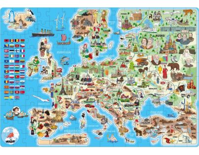 Popular Puzzle Mapa Evropy 160 ks