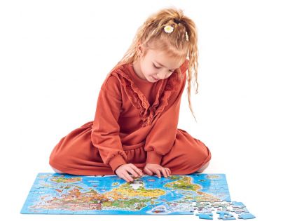 Popular Puzzle Mapa sveta 160 dielikov CZ verzia