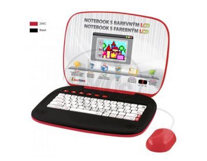 Počítač - notebook s barevným LCD