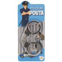 Teddies Putá policajné kovové 17 cm 2