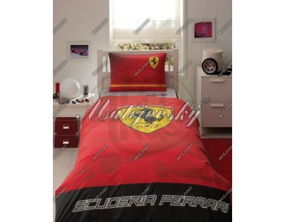 Povlečení Bavlna Ferrari logo