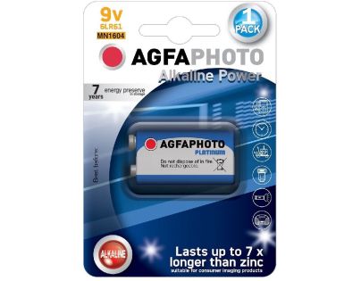 Power alkalická batéria 9V, blister 1ks