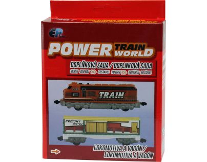 Power Train World Lokomotíva a vagón