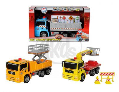 Pracovní auto Air Pump 3 druhy Dickie