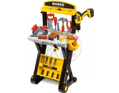 Smoby 500093 - Pracovní stůl WORKO se 35-ti ks příslušenství