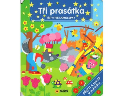 Sun Přečti a nalep pohádku Tři prasátka CZ verzia