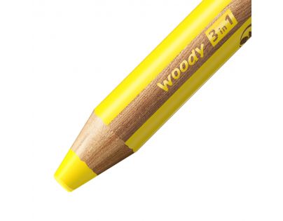 Prémiový stolný set STABILO woody 3 in 1 15 ks sada s strúhadlom