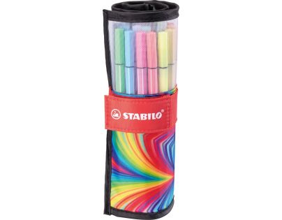 Prémiová vláknová fixka STABILO Pen 68 ARTY 25 ks rollerset