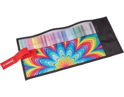 Prémiová vláknová fixka STABILO Pen 68 ARTY 25 ks rollerset