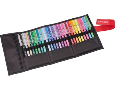 Prémiová vláknová fixka STABILO Pen 68 ARTY 25 ks rollerset