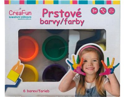 HM Studio Prstové farby sada 6 ks