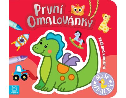 Prvé omaľovánky. Moje hračky