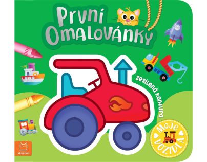 Prvé omaľovánky. Moje vozidlá